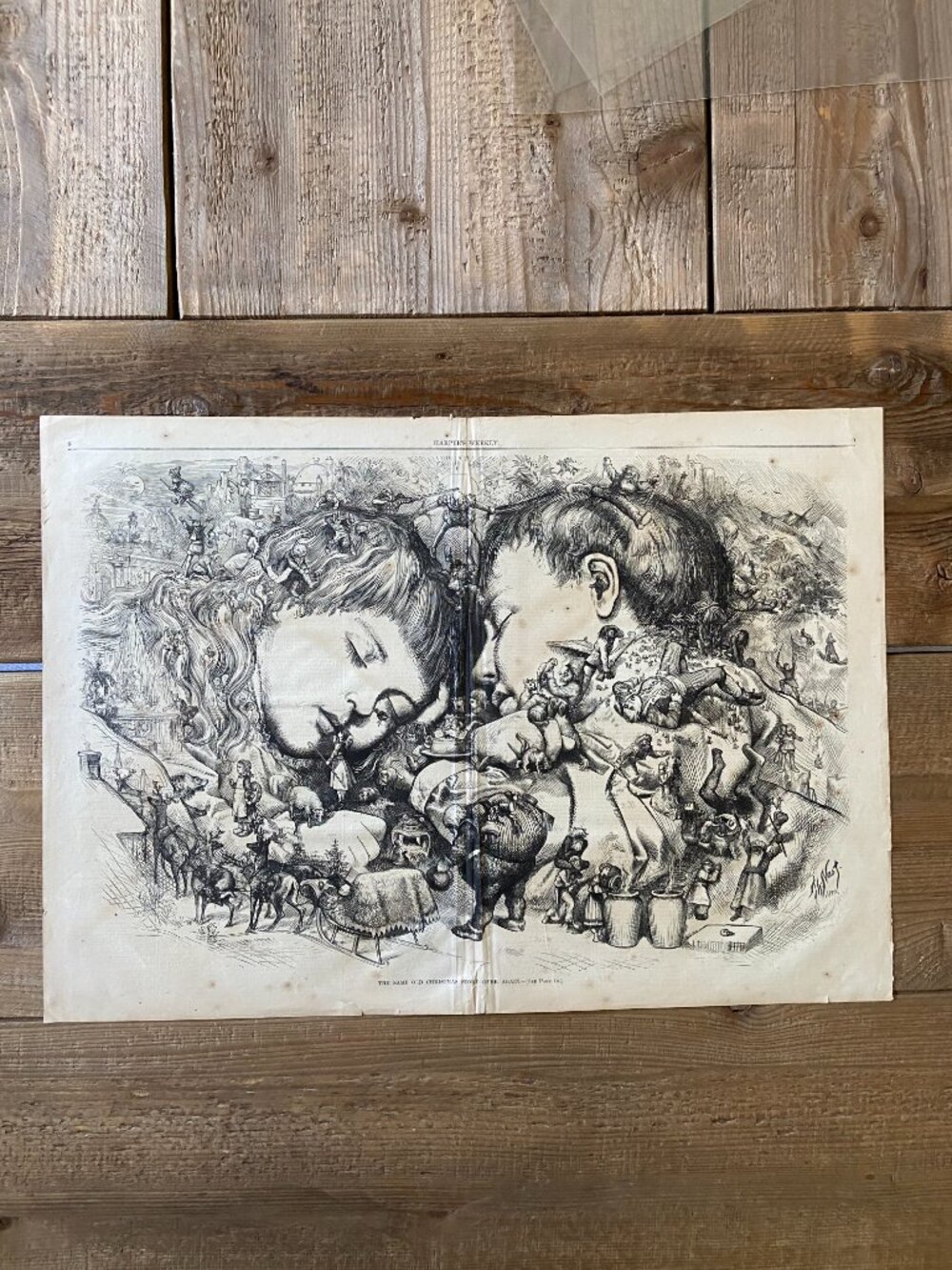 Thomas Nast, Harper's Weekly, Vintage Print